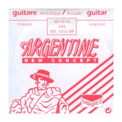 ARGENTINE Savarez Saiten f&uuml;r Akustikgitarre  Mi6 .046-1016MF