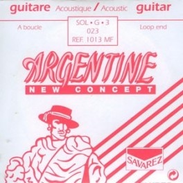 ARGENTINE Savarez Saiten f&uuml;r Akustikgitarre  Sol3 .023 1013MF