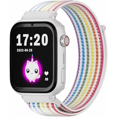 SAVEFAMILY  bo&icirc;tier blanc + bracelet tissu licorne sf-sw+b ctvm 8495390778363 