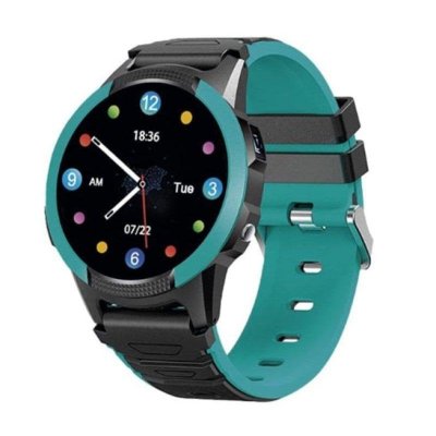 SAVEFAMILY  Slim Smartwatch avec GPS et appels 4G Vert (Green)