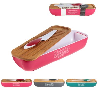 S&D Saveur &d gustation Corbeille + Planche A Pain + Couteau - KA1084