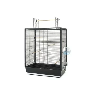 NOBBY PET Savic - Cage oiseau primo 60 k.d.open noir 80x50x115cm