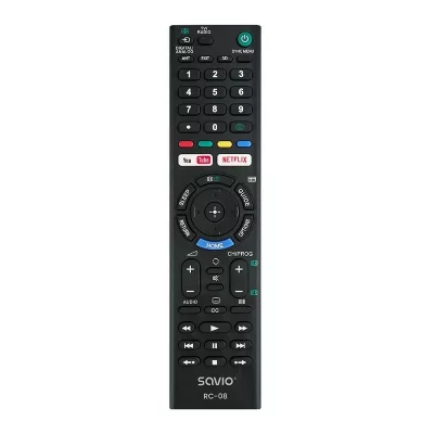 SAVIO  Rc-08 T&eacute;l&eacute;commande Tv Appuyez Sur Les Boutons 