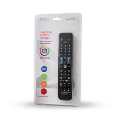 SAVIO  Rc-09 Do Tv Samsung - Smart T&eacute;l&eacute;commande Ir Wireless Appuyez Sur Les Boutons 