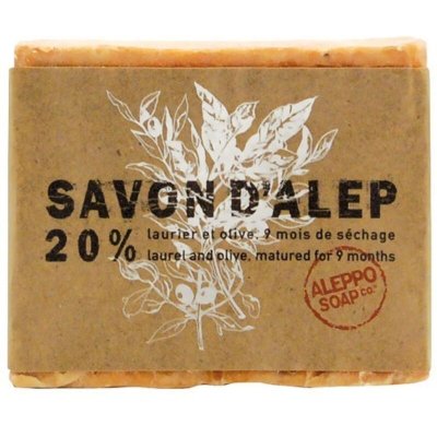 TADE Savon d'Alep original fait &agrave; la main 20% 200g