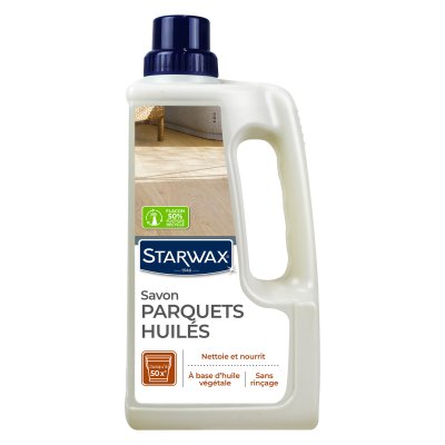 STARWAX Savon d'entretien parquet huil&eacute; - 1L