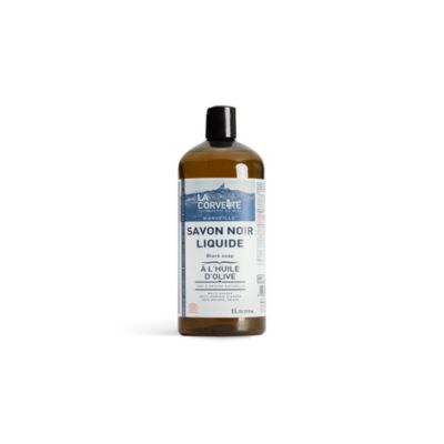 LA CORVETTE Savon noir  Savonnerie du midi liquide &agrave; l&acute;huile d&acute;olive 1L