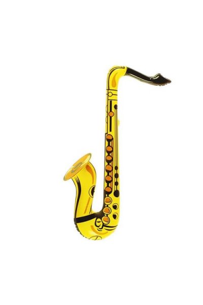 W WIDMANN MILANO PARTY FASHION Saxophone Gonflable Jaune - 172670 - Taille Unique