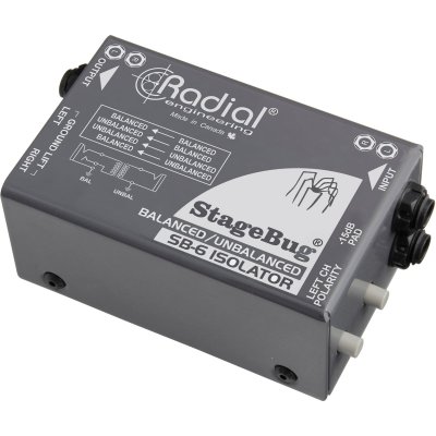 RADIAL SB-6-ISOLATOR - Isolateur de ligne st&eacute;r&eacute;o