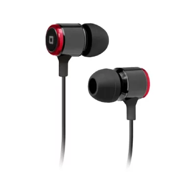 SBS  AURICULARES STUDIOMIX 15 Negro Y Rojo Jack 3,5MM BOTON DESCOLGAR
