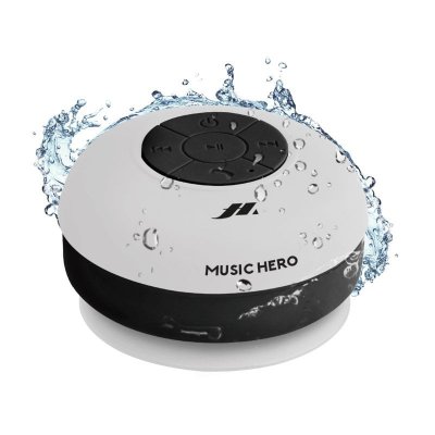 SBS  Music Hero Waterproof Bluetooth Speaker Blanc
