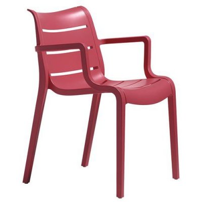 S CAB Scab Design - 4 Chaises design de jardin - sunset - Lot de 4 - deco - Rouge