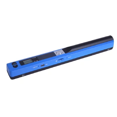 YONIS Scanner &Agrave; Plat Portable Windows Mac Os Scanneur A4 LED Pdf Jpg Tf USB 2.0 Bleu 
