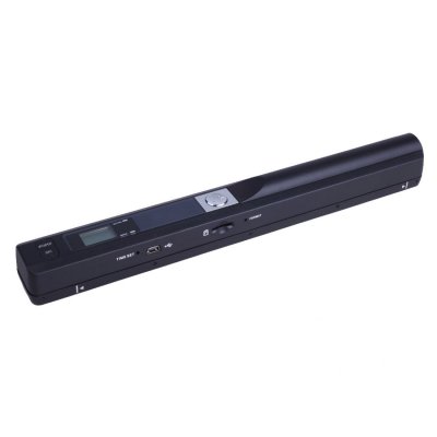 YONIS Scanner A Plat Portable Windows Mac Os Scanneur A4 LED Pdf Jpg Tf USB 2.0 Noir