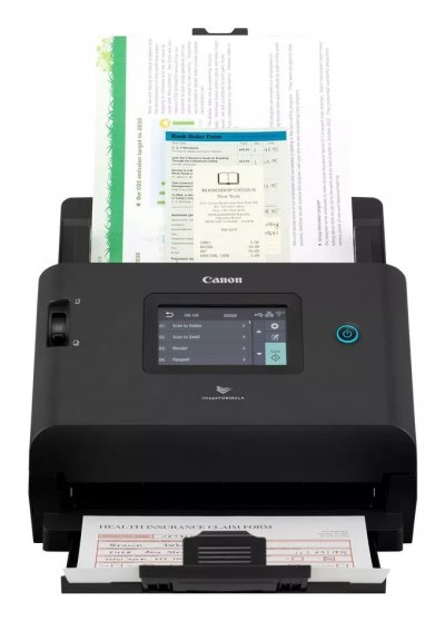 CANON Scanner A4 -  - DR-S350NW - 50ppm - 600dpi - WLAN, USB, LAN 