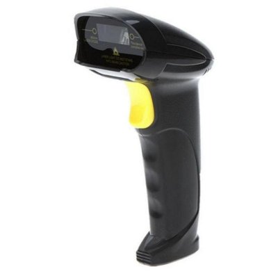 EIGHTT Scanner de codes &agrave; barres USB Noir 1D/2D avec support