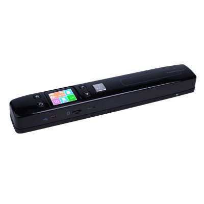 YONIS Scanner Portable Windows Mac Os Scanneur Double Rouleau USB LCD LED Pdf Jpg Noir