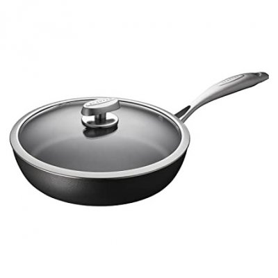 SCANPAN  SC68102800 Pro IQ Sauteuse antiadh&eacute;sive avec couvercle 28 cm