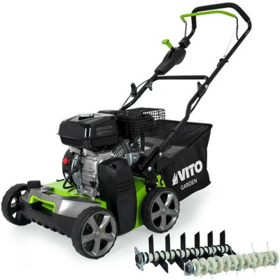 VITO Scarificateur D&eacute;mousseur Thermique 5,4CV 212cm3 Largeur travail 40cm