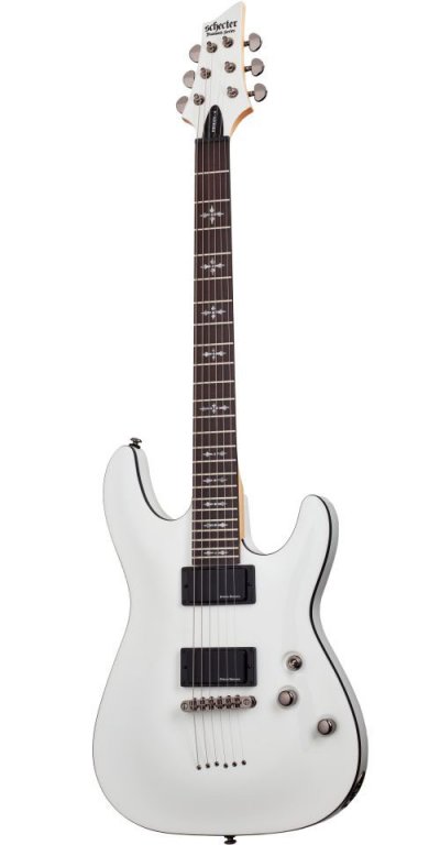 SCHECTER  Demon 6 Vintage White - Guitare &Eacute;lectrique
