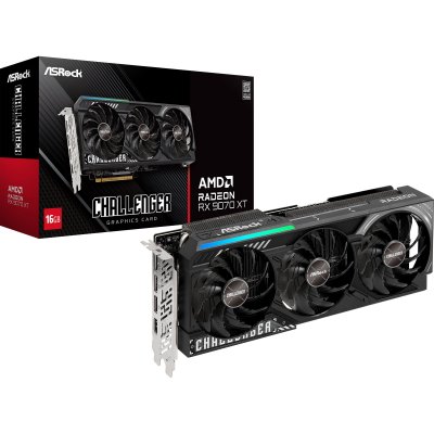 ASROCK Scheda Grafica  90-GA61ZZ-00UANF Radeon RX 9070 XT 16 GB GDDR6