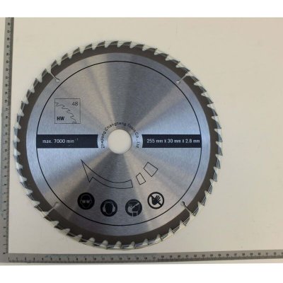 SCHEPPACH  - Lame De Scie Circulaire &Oslash;255x30x2,8x1,8 Mm 48 Dents