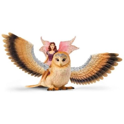 SCHLEICH  70789 - Bayala Elfe &agrave; dos de chouette scintillante V2