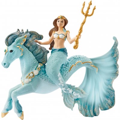 Schleich BAYALA Sir&egrave;ne Eyela sur cheval de mer, Figurine