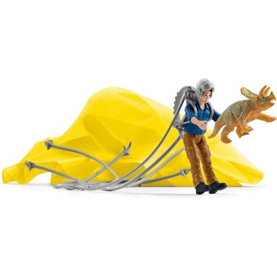 SCHLEICH  Coffret Dinosaurs sauvetage en parachute
