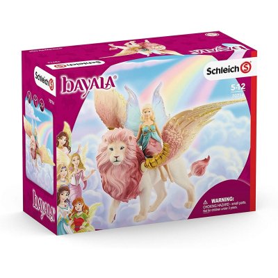 SCHLEICH  - elfe a dos de lion ail&eacute; - 70714 SCH370714