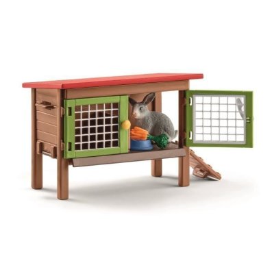 SCHLEICH  Figurine Ferme : Clapier