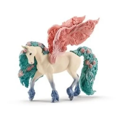SCHLEICH  - Figurine Pegase aux fleurs 