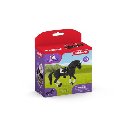 SCHLEICH  HORSE CLUB Etalon Frison concours &eacute;questre, Figurine