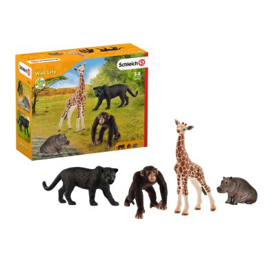 SCHLEICH  kit de base wild life SCH4059433400778