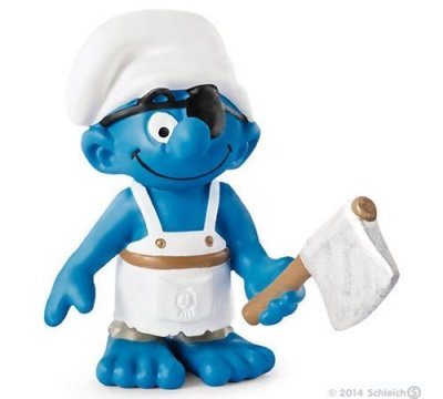 SCHLEICH  Kok van het schip smurf