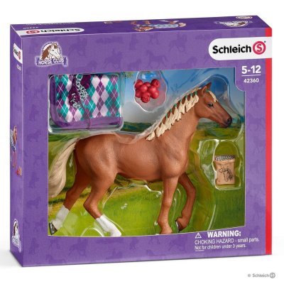 SCHLEICH  - pur-sang anglais avec couverture - 42360 SCH342360