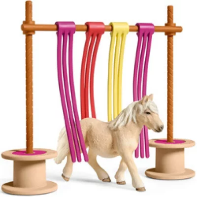 SCHLEICH  - Rideau pour poney