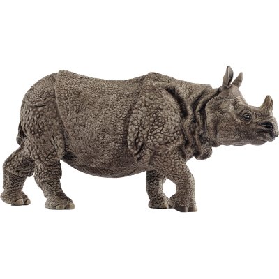 SCHLEICH  Wild Life Indian Rhinoceros Figure Gris