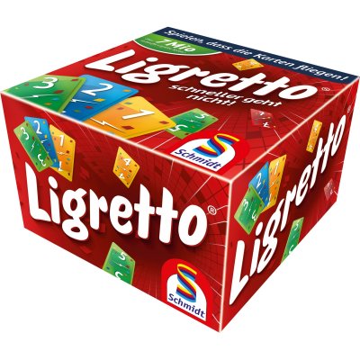 SCHMIDT  Spiele 1301 Jeu de Cartes Ligretto, Rouge - Mod&egrave;le al&eacute;atoire