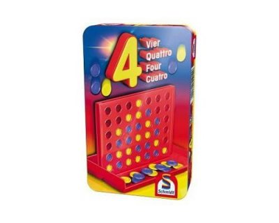 GENERIQUE Schmidt Spiele- Jeu de Voyage Quatre Victoires, 51214, Multicoloured