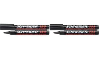 SCHNEIDER  130 Marqueur Permanent, Pointe Ogive, Rouge