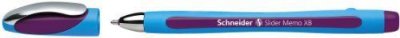 SCHNEIDER  150208 Slider Memo XB Stylo bille Violet Lot de 10
