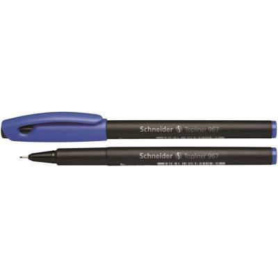 SCHNEIDER  187912&nbsp;Fine Topliner 967, pointe de 0,4&nbsp;mm Bleu