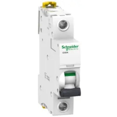 SCHNEIDER ELECTRIC  - Acti9, iC60N disjoncteur 1P 63A courbe c - A9F77163