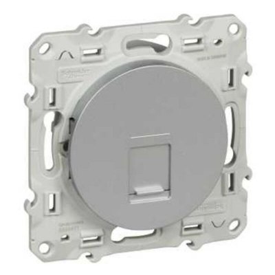 SCHNEIDER ELECTRIC  S530471 Prise RJ45 Cat 5E FTP Odace Alu