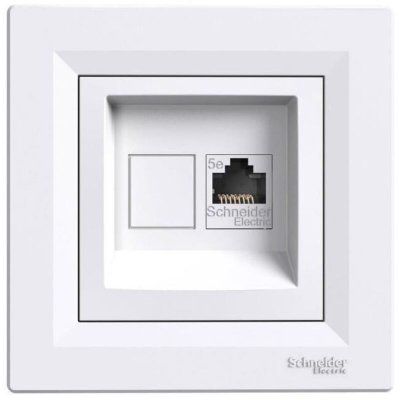 SCHNEIDER ELECTRIC  SC5EPH5003121 Prise rj45 encastrable complet asfora