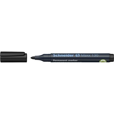 SCHNEIDER  Lot De 10 Marqueurs 130 Permanent Pointe Ogive Noir