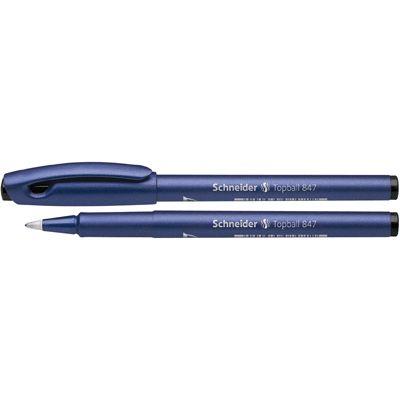 SCHNEIDER  Lot de 3 Rollers &agrave; encre Topball 847 Pte 05 Noir