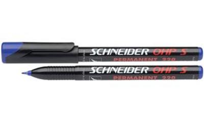 SCHNEIDER  - Marqueur permanent pour r&eacute;troprojecteurs 220S, Etui de 4