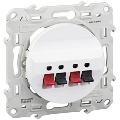 SCHNEIDER ELECTRIC Schneider Odace Prise Haut-Parleur Blanc - S520488